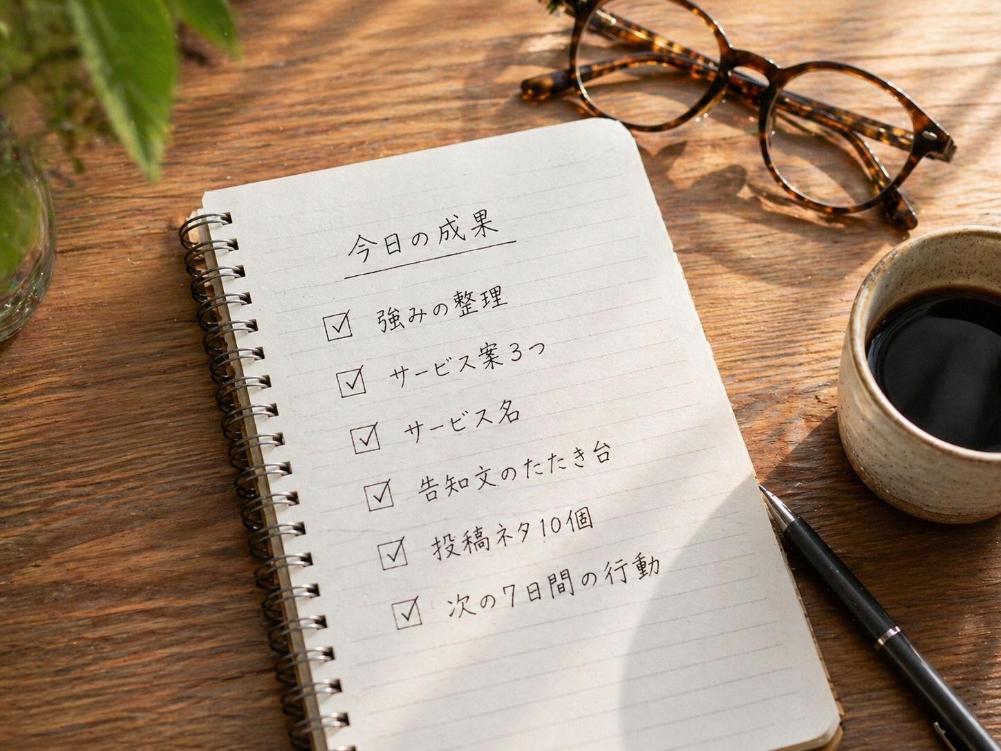 Notebook of consultation outputs